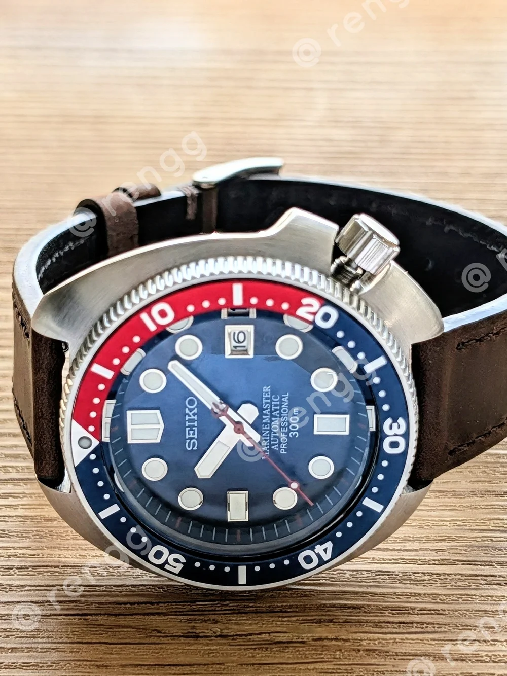 45mm Automatic Willard Seiko Men's Blue Dial 'Pepsi' Dive Mod Watch